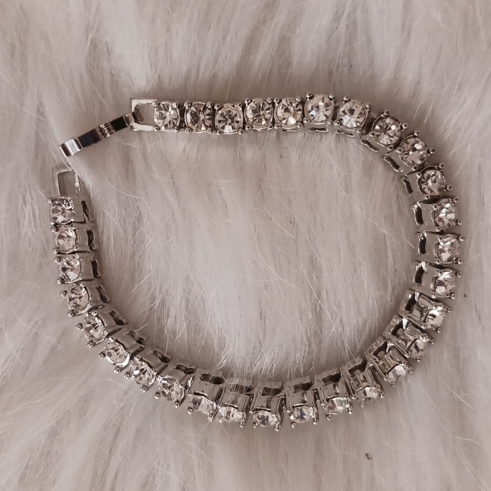 Rhinestone Tennis Bracelet